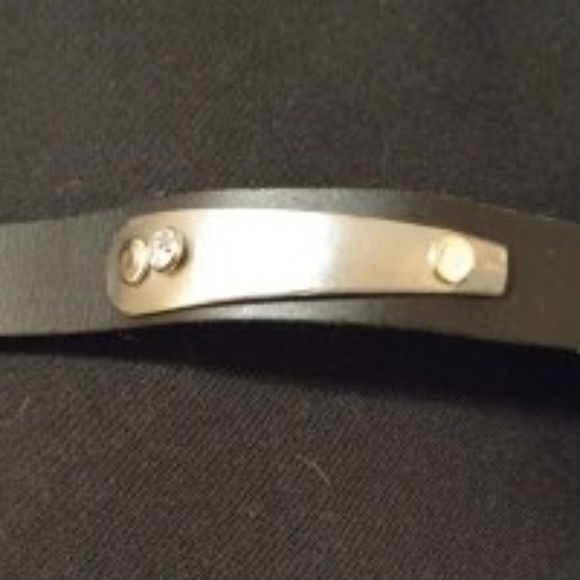 ENGRAVING BRACELET WITH CZ - Picture 1 of 3